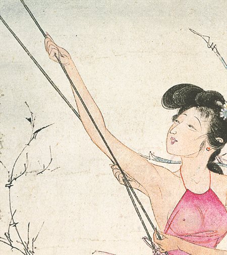 新县-胡也佛的仕女画和最知名的金瓶梅秘戏图